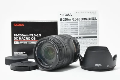 [Excellent état] Objectif Sigma 18-250 mm f/3,5-6,3 DC Macro OS HSM pour Niko... - Photo 1/4