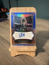 2025 Panini Select WNBA Rayah Marshall Signature /49 Blue Auto