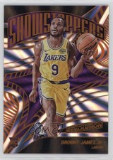 2024-25 Panini Revolution Showstoppers Sunburst /75 Bronny James Jr #17 rw6