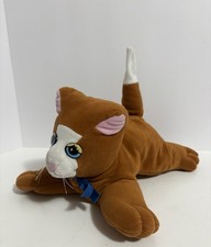 VINTAGE 1985 TONKA Pound Purries Brown Kitty Cat 13 Plush Pink Ears
