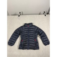 Patagonia Kids Down Sweater Jacket Navy Blue Full Zip Puffer Size M 10