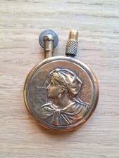 Briquet poilu WW1 tranchée 1914 alsacienne + victoire canon 75