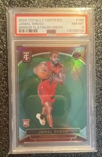 2024-25 Panini Totally Certified Jamal Shead Rookie Green Mirror /5 PSA 8 Rapto…