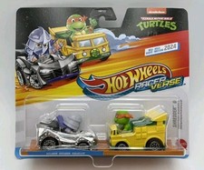 2024 Hot Wheels Racer Verse Exclusive Shredder  Michaelangelo Ninja Turtles New