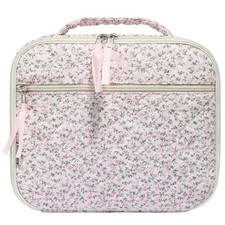 Cotton Quilted Insulated Lunch Box for Women, Lunch Box for Teen Girls, Cute ...