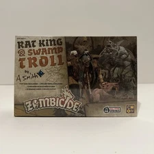 Zombicide Black Plague Green Horde Rat King & Swamp Troll NIB By CMON