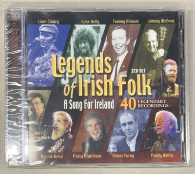 Legends Of Irish Folk A Song For Ireland [Audio CD] 40 Tracks * BRAND NEW