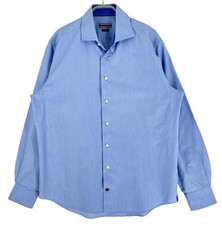 Tommy Hilfiger Men Fitted Tailored Formal Shirt Size L - 42 16 1/2