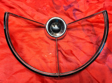 1960 1961 1962 1963 Ford Falcon Ranchero Chrome Horn Ring 1960 1961 1962 1963 Ford Falcon Ranchero Chrome Horn Ring
