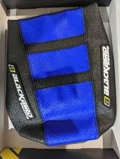Black Blue Zebra Seat Cover Yamaha Yz250x 2016 2017 2018 2019 2020 2021 2022
