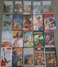 VHS Video Tapes Mixed Films, Disney, TV Comedy, Cartoons, Retro Collection