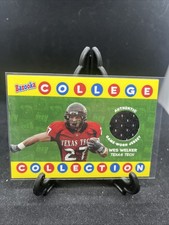 2004 Bazooka College Collection Jerseys Wes Welker #BCC-WW Rookie RC