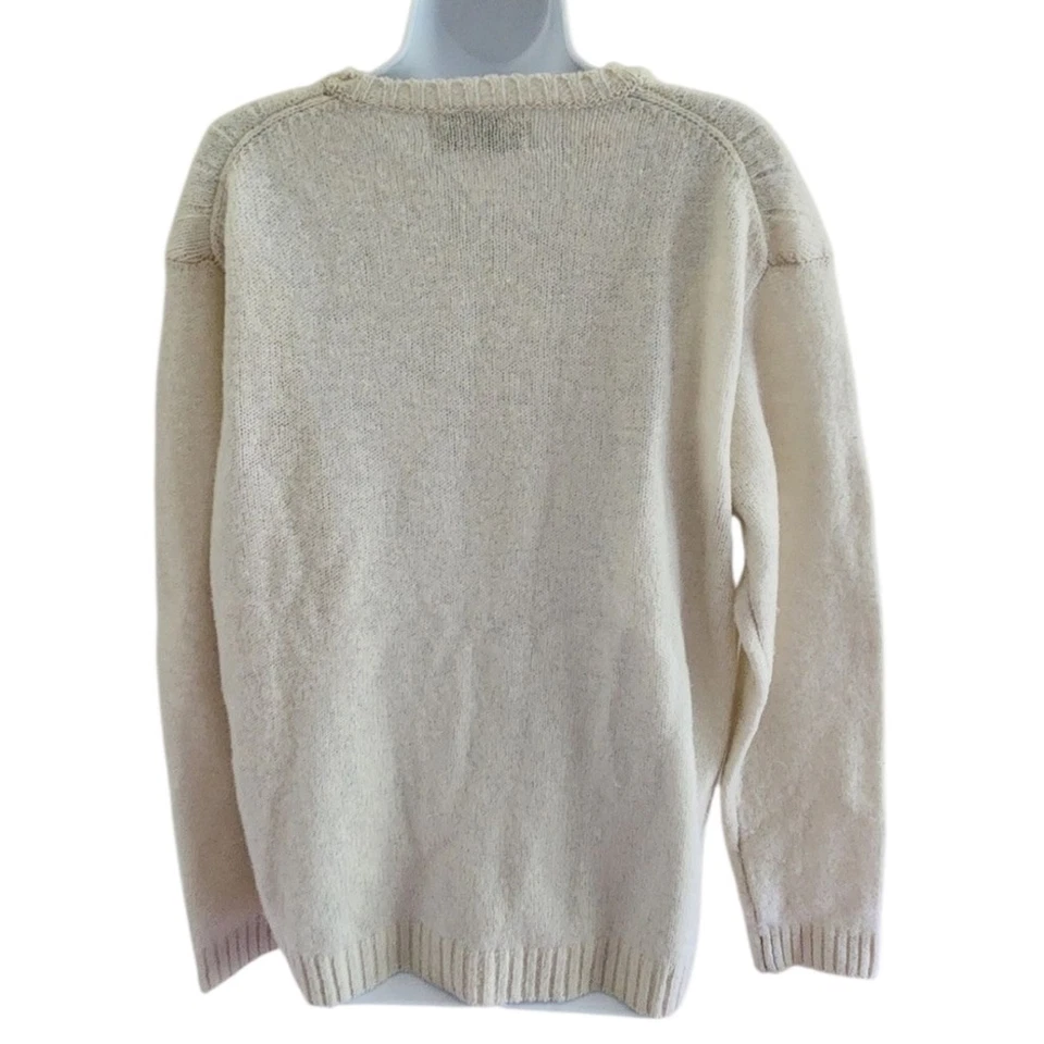 Suéter tejido con cable 100 % lana Shetland Line Of Trade - Para mujer Foto 4 de 4