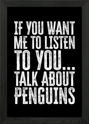 If You Want Me To Listen Gerahmtes Wandbild Poster Leinwanddruck Bild