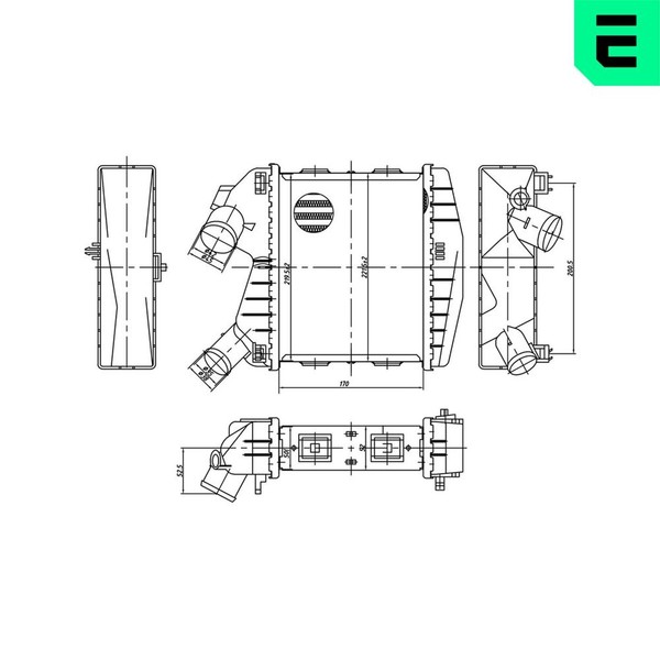 ERA LadeluftküHler 672065 FüR Smart City 450 Fortwo CDI 300 301 302 303 306 401-image