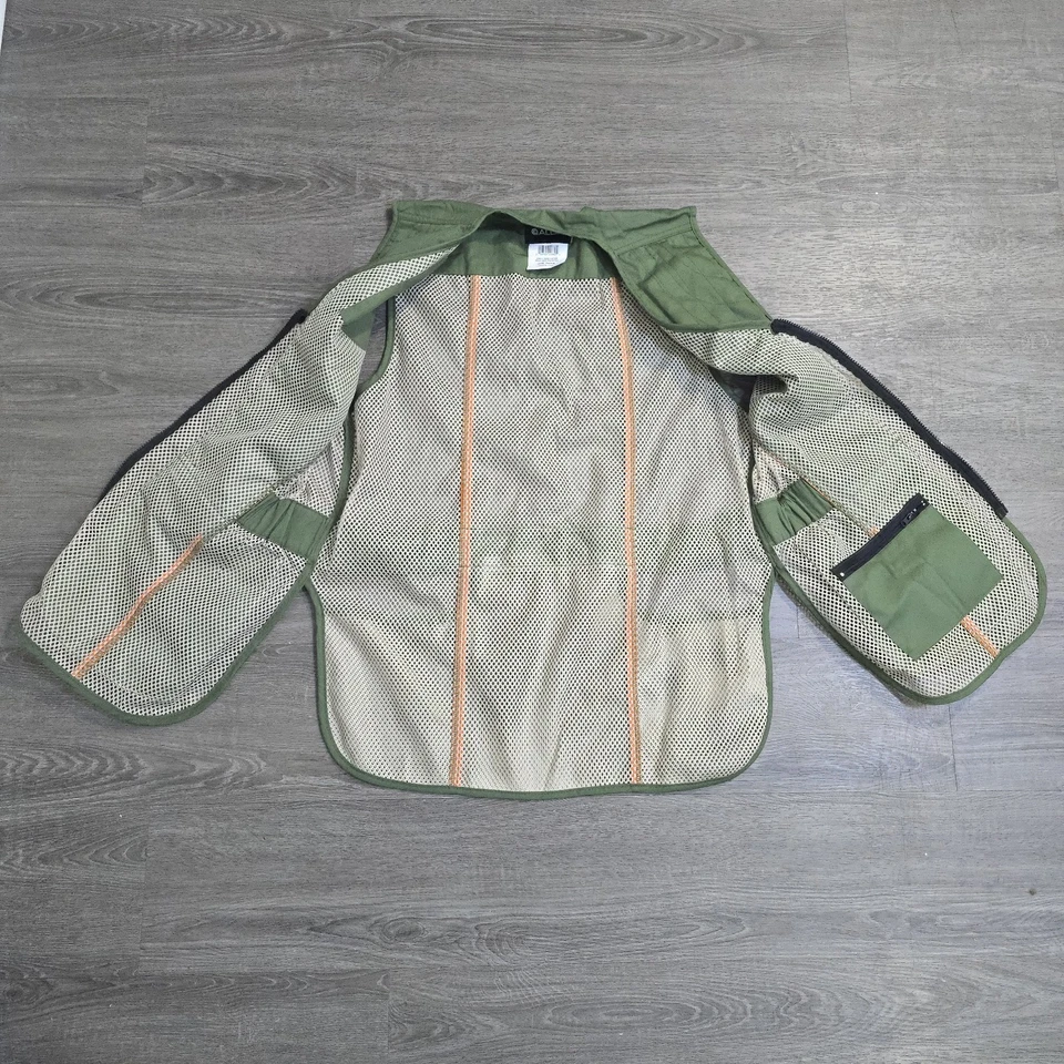 Allen Company Ace Shooting Range Vest with Moveable Shoulder Pad Olive/Tan M/L - Image 4 of 4