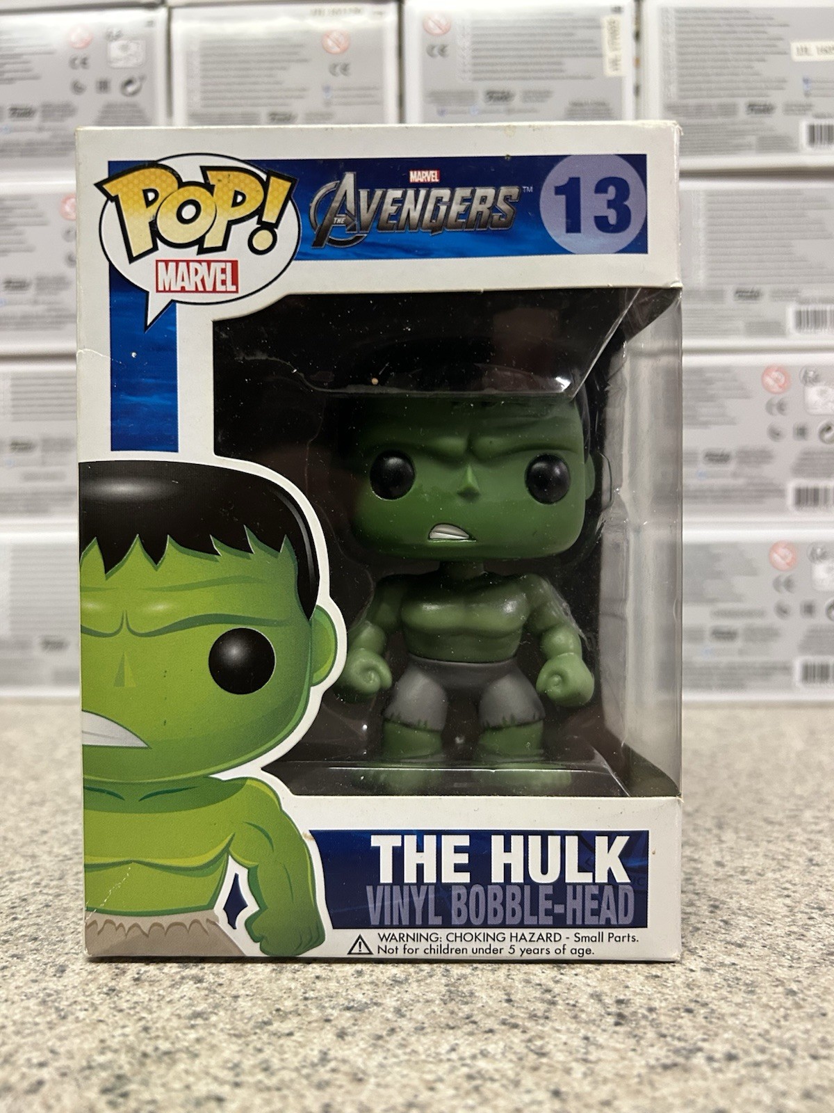 Funko Pop Marvel Avengers The Hulk Vinyl Bobble-Head #13 OG HTF 🔥 🔥