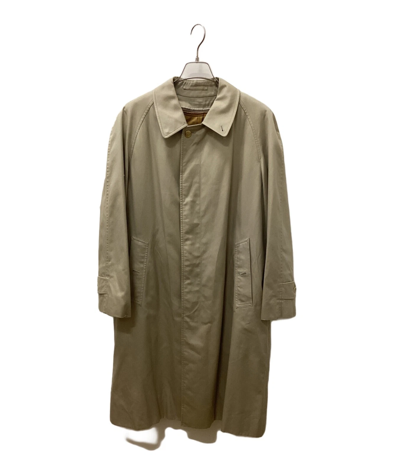 Cappotto Burberry's Balmacaan con fodera in lana Taglia:170 Beige Uomo WR055 940 02