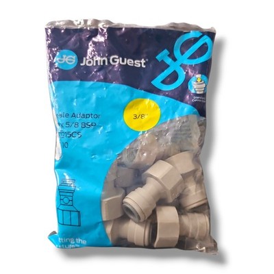 John Guest PI451215CS Female Adapter Cone End - 3/8'' x 5/8''BSP - 10Pack
