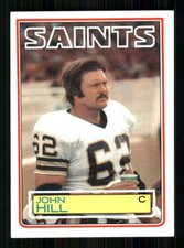 1983 Topps #115 John Hill New Orleans Saints 8218