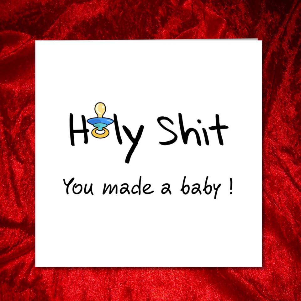 SWIZZOO New Baby Congratulation Card Mum Mother Mummy Child Birth Boy Girl Funny - Image 2 of 4