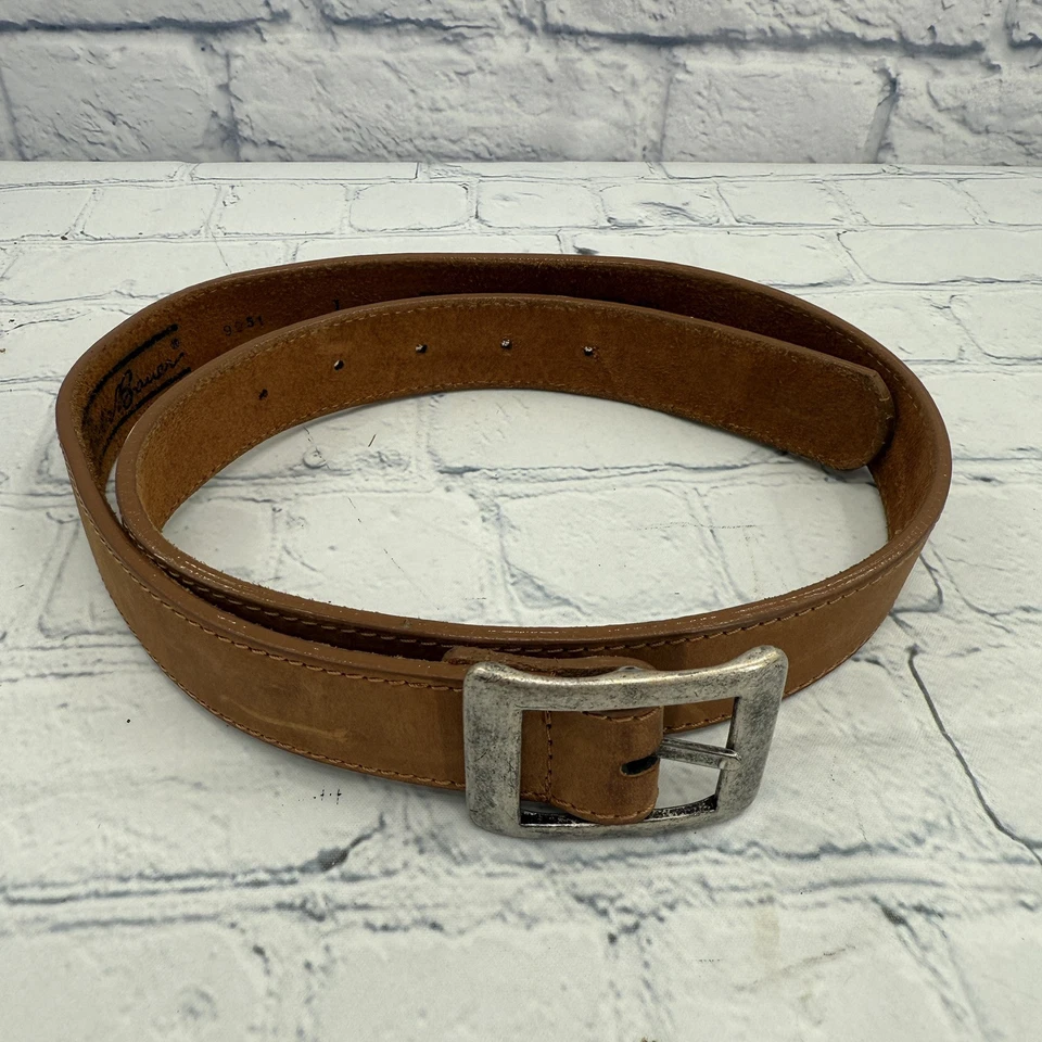 Eddie Bauer VESTIDO DE CUERO GENUINO MARRÓN INFORMAL CINTURÓN PARA MUJER Grande Foto 2 de 4