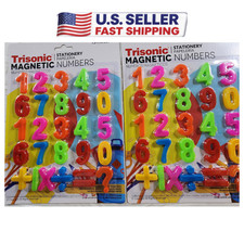 2-Pack Magnetic Numbers  Math Symbols Set 26-Piece Kids Learning Educational...