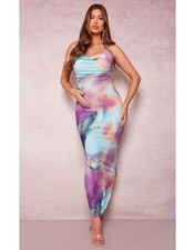 Pretty Little Things Women's Multicolor Maternity Maxi Dress