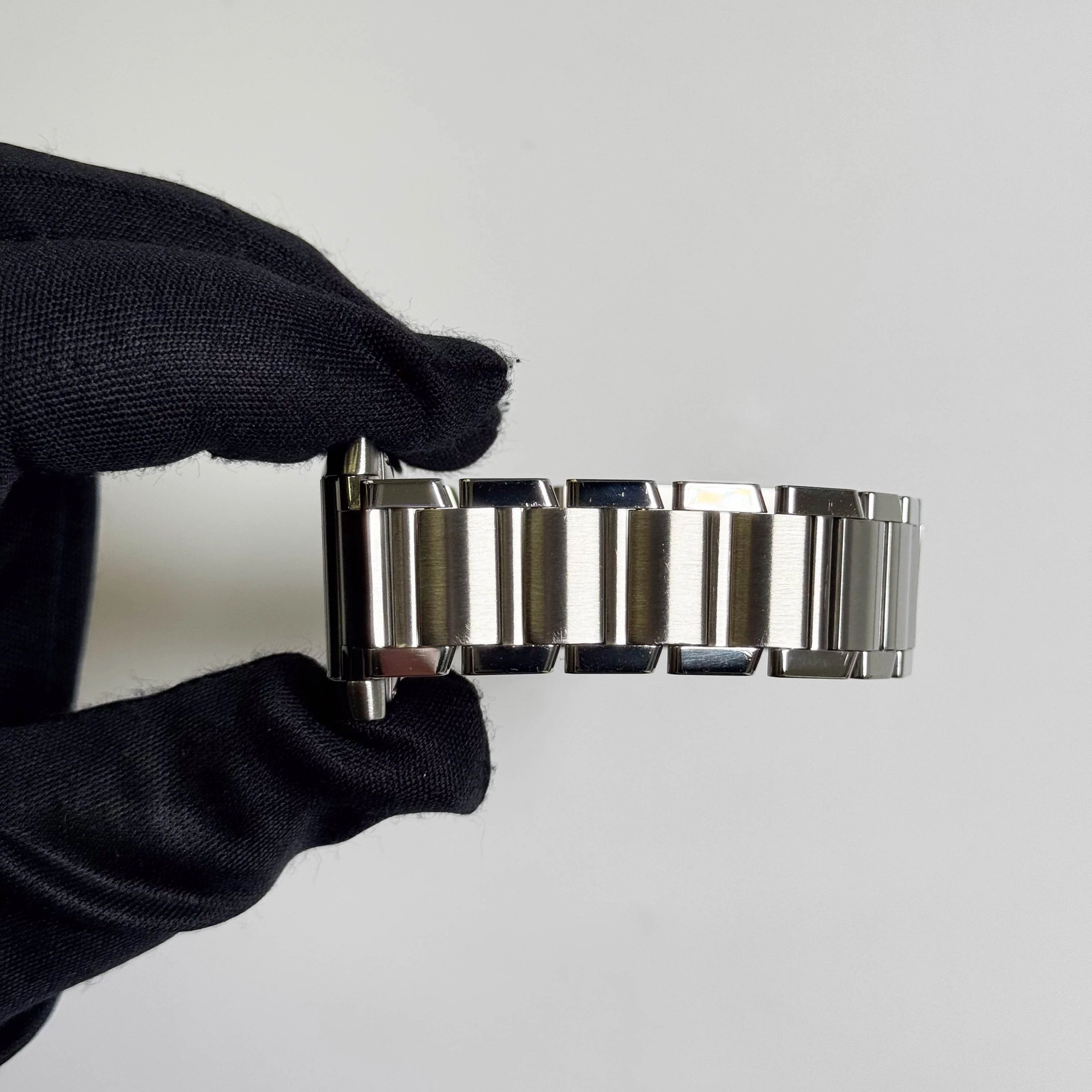 Cartier Tank Française Stainless Steel 28mm White Dial Watch Ref# W51002Q3 image 5