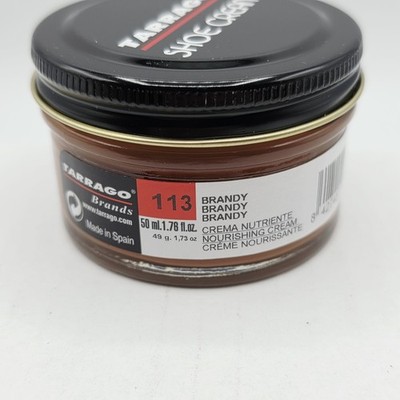 Tarrago Shoe Polish # 113 Brandy Cream Leather Protector 1.76 oz. 50ml Boot