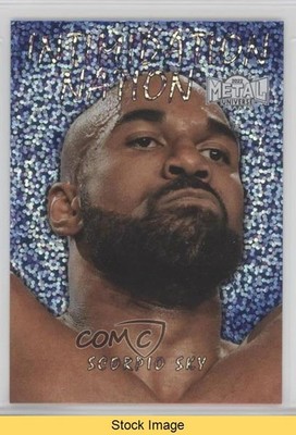 2022 Skybox Metal Universe AEW All Elite Wrestling Scorpio Sky #IN-20 READ 0e3