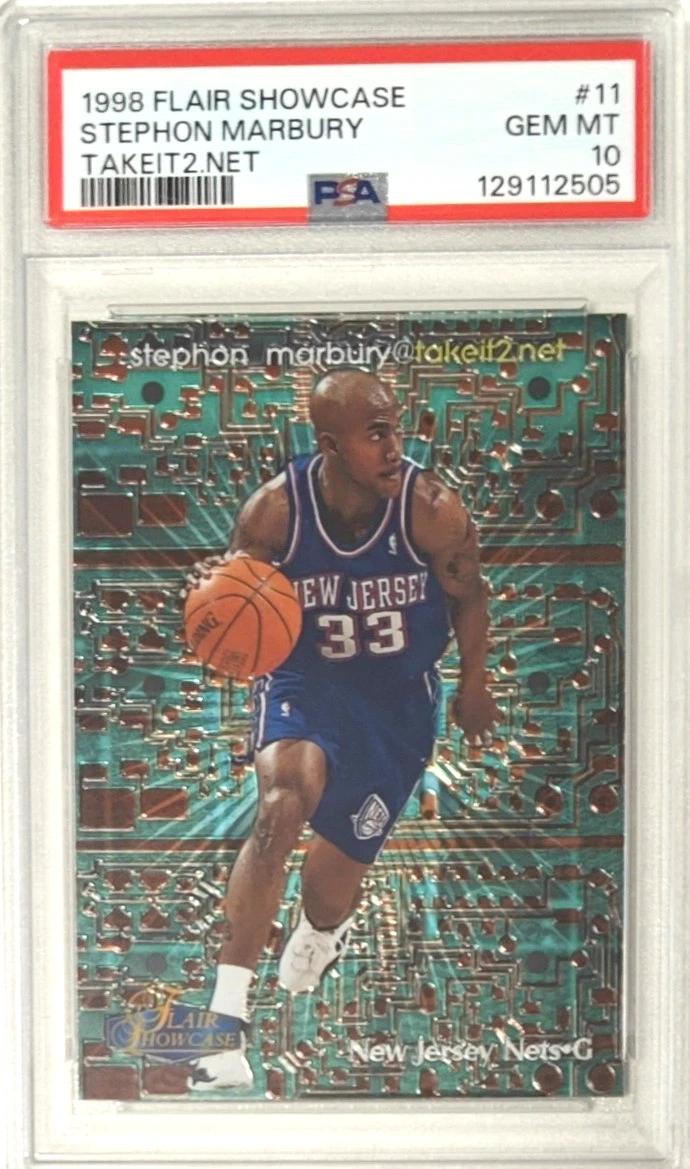 Fleer Stephon Marbury Basketball 1998-99 Season Sports Trading