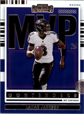 2021 Panini Contenders MVP Lamar Jackson Baltimore Ravens #MVP-LJA