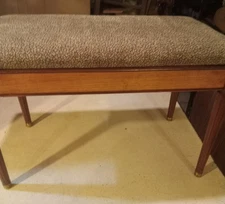 Walnut Piano Bench with Lift Seat  (PB30)