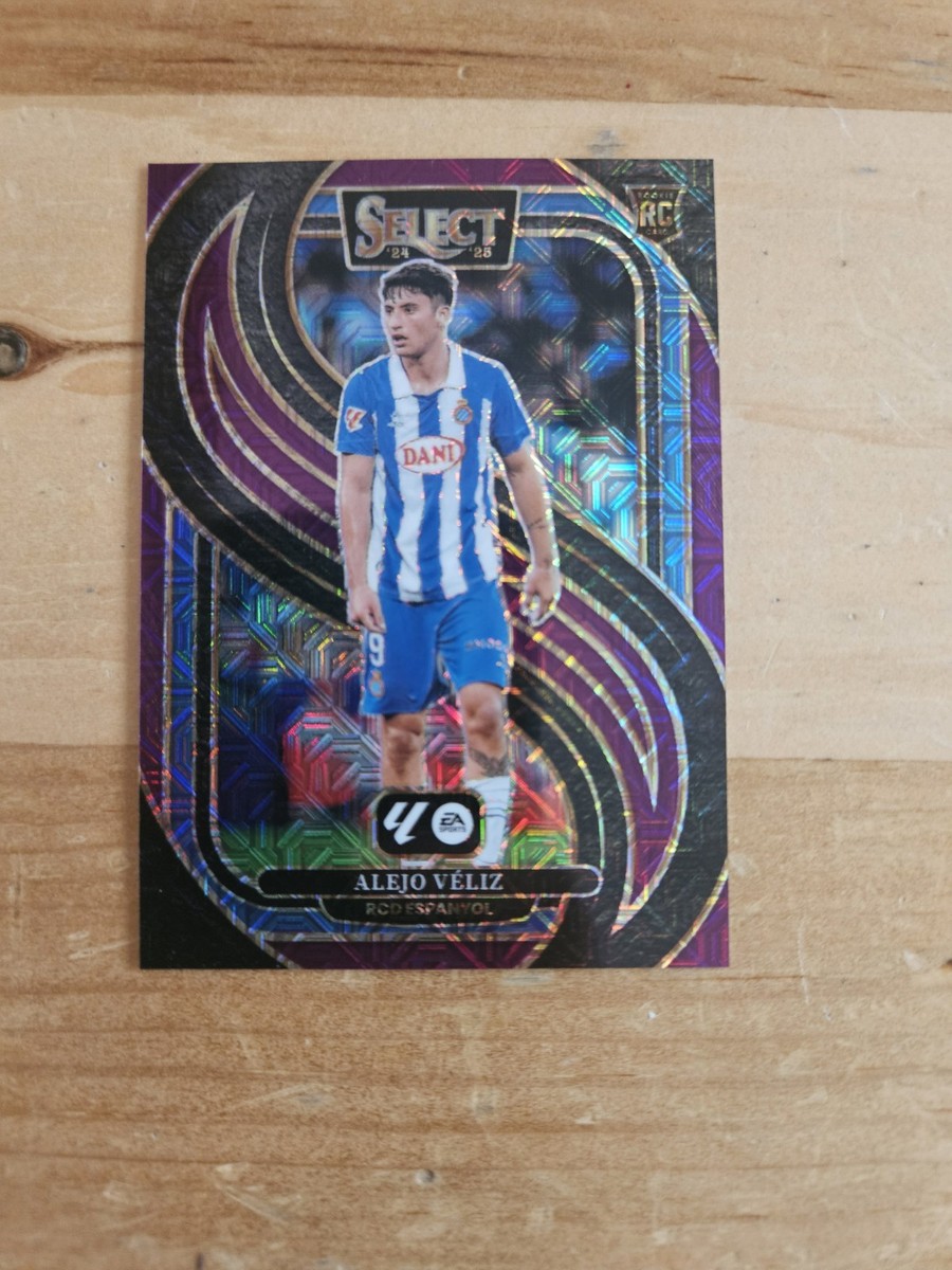 2024-25 Panini Select La Liga Mezzanine Alejo Veliz #182 Purple
