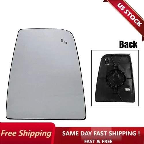 New Right Side Upper Mirror Glass FOR FORD TRANSIT 150 250 350 BSM Heated 20-23