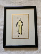 Original (Erté) 1915 Henri Bendel Coat