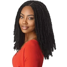 Outre X-Pression Twisted Up Crochet Braid - 3X Springy Afro Twist 16" Color 1