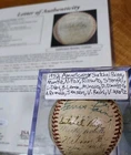⚾️1952 AL All-Star Game Team Signed Baseball Mickey Mantle Satchel Paige *JSA!⚾️