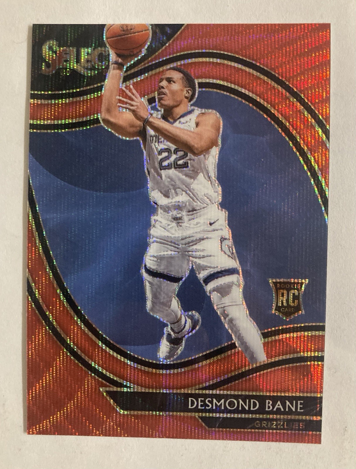 2020-21 Desmond Bane Select Courtside Red Wave Prizm #271