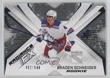 2022-23 SPx Radiance F/X Rookies 402/549 Braden Schneider #RFX-97 7l6