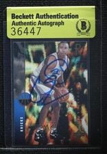 BAS 1994-95 Upper Deck Charlie Ward #158 Beckett Auth Sticker Auto 3c7