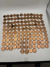 Lot of 124 Uncirculated 1957 Wheat Pennies US Coins