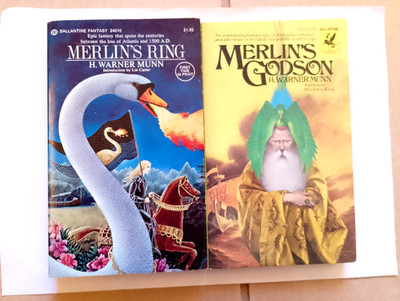 Merlin s Ring & Merlin's Godson - H. Warner Munn - Ballantine Books, 1974/1976