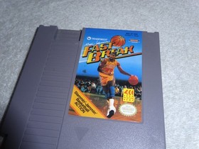 Magic Johnson's Fast Break Nintendo NES Tested works video game basketball LA CA