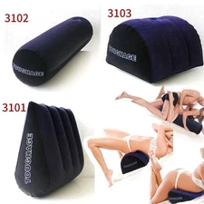 Inflatable Travel Pillow Sex Aid Climax Sexual Position Cushion Various Options