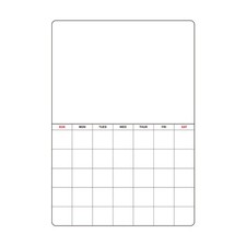 Magnetic Fridge Calendar Easy Clean Whiteboard Planner For Home Kitchen