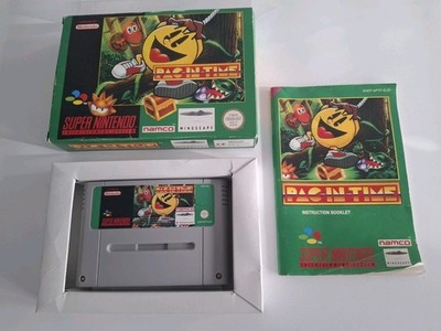 Pac-Man Pac in Time Super Nintendo SNES Spiel + OVP Box + Anl. aus Sammlung