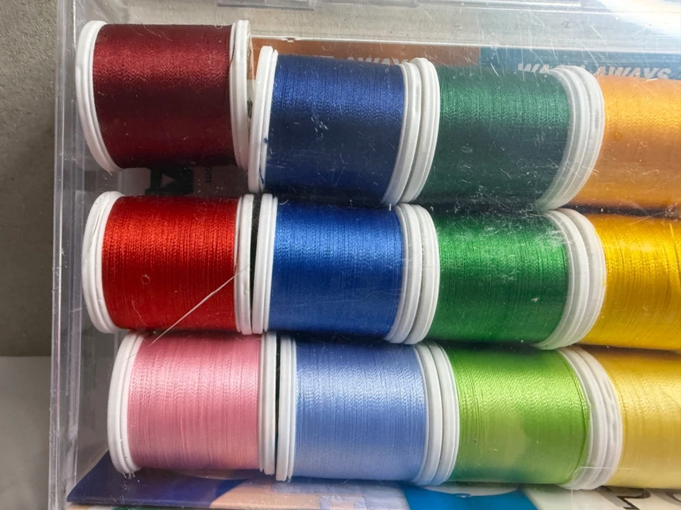 NEW SEALED-Madeira Machine Embroidery Thread-Polyneon #8045 In Storage Case - Image 2 of 4