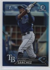 2016 Bowman Chrome Prospects Blue Refractor 21/150 Manny Sanchez #BCP28 9bx